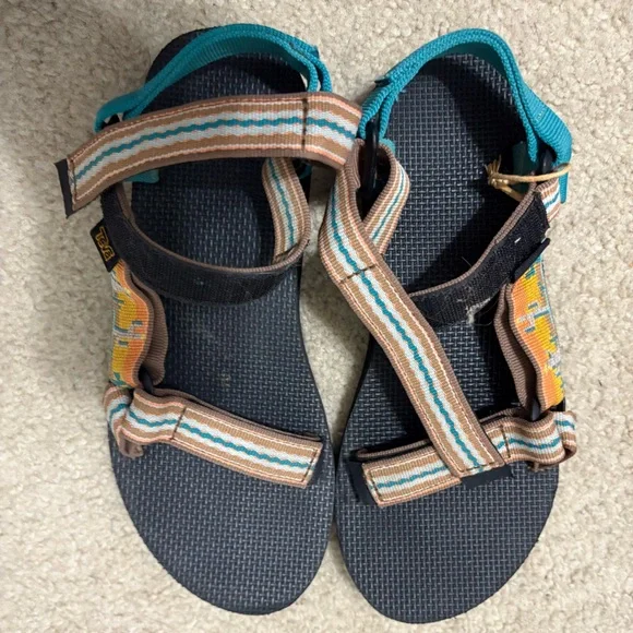Teva Shoes Teva Original Colorful Southwestern Cactus Boho